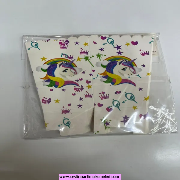 Unicorn Temalı Popcorn Kutusu